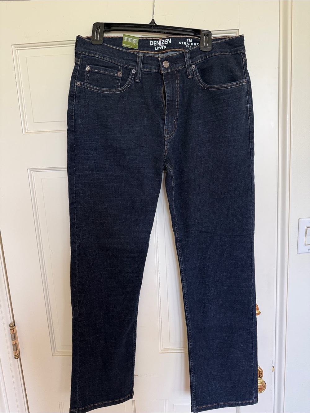 Denizen from Levi's Men's Straight Jeans in Dark Blue Indigo